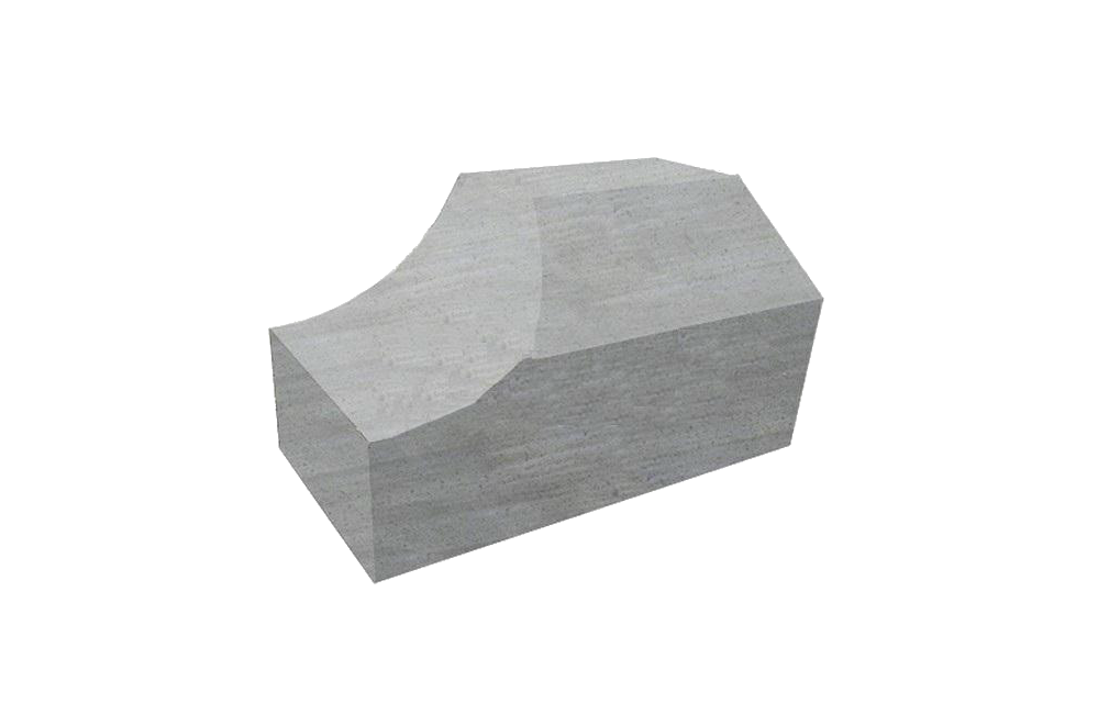 Лекальный блок (блок фундамента) Ф2-25-355 (100х20мм) Серия 3.501.3-186.09
