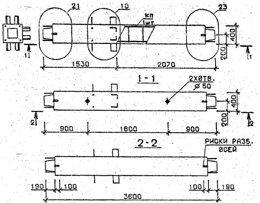 Колонна 3КС 36.36-9-с Серия 1.020.1-2с/89